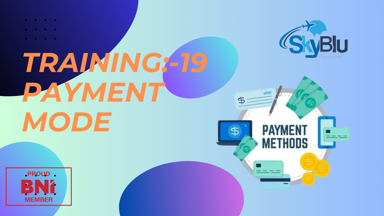 Training: 19 – Payment Mode