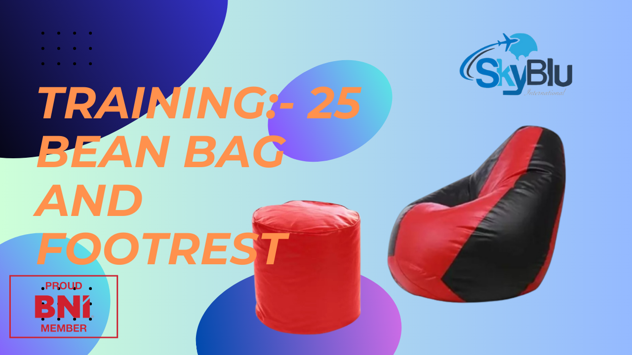 Training: 25 Bean Bag, Beans and footrest
