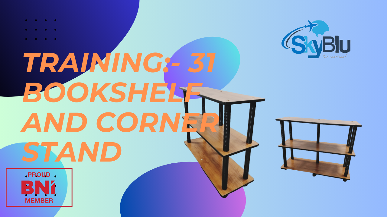 Training 31 : Bookshelf and corner stand